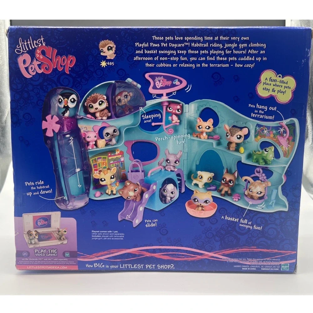 Littlest Pet Shop Hasbro 2009 Playful Paws Pet Daycare #485